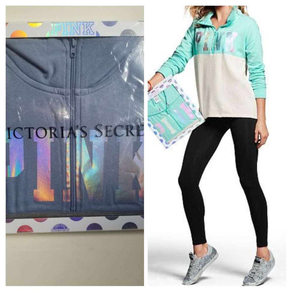 NWT-PINK Victoria secret Pullover/legging gift set
